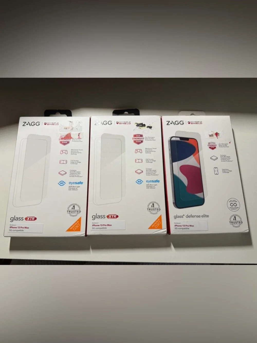 Zagg Glass Screen Protector for iPhone 13 Pro Max - Clear